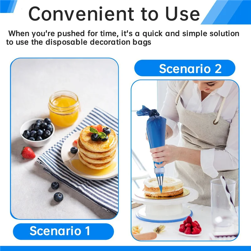 N04R 200Pcs Extra Large Disposable Pastry Bag 21 Inch Cake Decoration Icing Piping Cream Dessert Decoration Piping Bag Baking
N04R 200Pcs Extra Large Disposable Pastry Bag 21 Inch Cake Decoration Icing Piping Cream Dessert Decoration Piping Bag Baking
