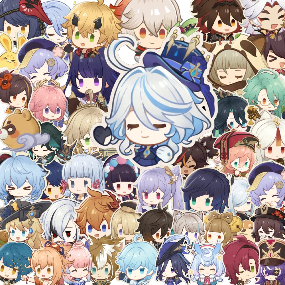 48 Pcs Anime Genshin Impact Sticker Barbatos Xiao Yun Jin Keqing Diary Phone Shell Computer Waterproof Sticker Holiday Gift
48 Pcs Anime Genshin Impact Sticker Barbatos Xiao Yun Jin Keqing Diary Phone Shell Computer Waterproof Sticker Holiday Gift