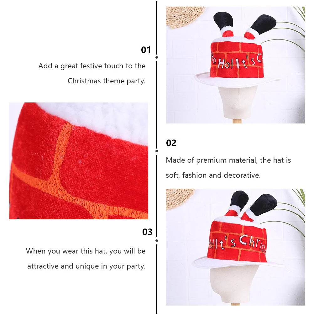 1Pcs Red Christmas Hat Soft Breathable Santa Chimney Party Cap Xmas Holiday Photo Prop Christmas Hat Party Cap
1Pcs Red Christmas Hat Soft Breathable Santa Chimney Party Cap Xmas Holiday Photo Prop Christmas Hat Party Cap