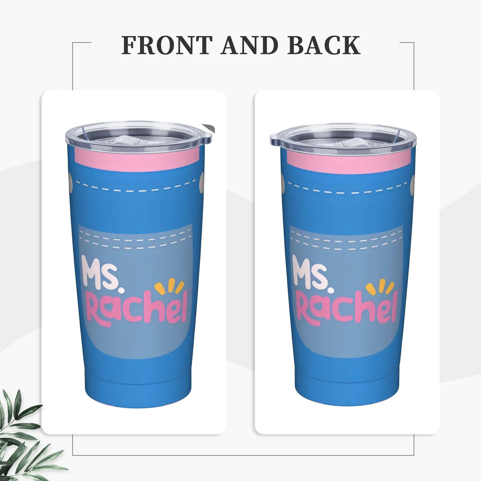 Stainless Steel Tumbler Miss Rachel Mugs Cup With Straws Camping Cold and Hot Water Bottle Heat Preservation Large Coffee Mug
Stainless Steel Tumbler Miss Rachel Mugs Cup With Straws Camping Cold and Hot Water Bottle Heat Preservation Large Coffee Mug