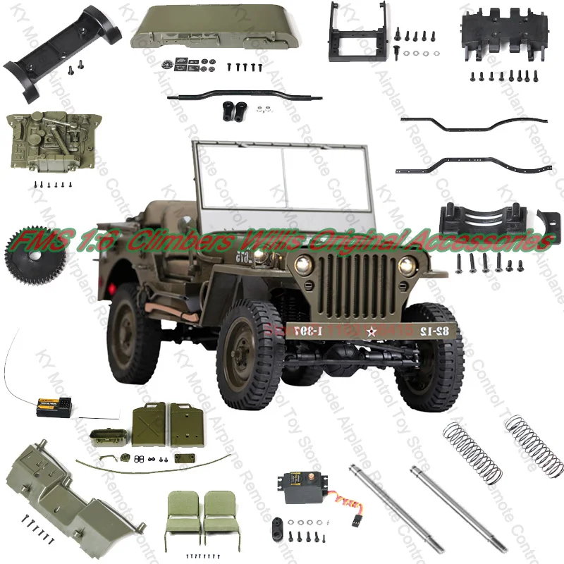 Fms 1:6 Climbers Willis Original Accessories Appearance Plastic Parts Power Adjustment Servo Steering Linkage Large Gear Spring
Fms 1:6 Climbers Willis Original Accessories Appearance Plastic Parts Power Adjustment Servo Steering Linkage Large Gear Spring