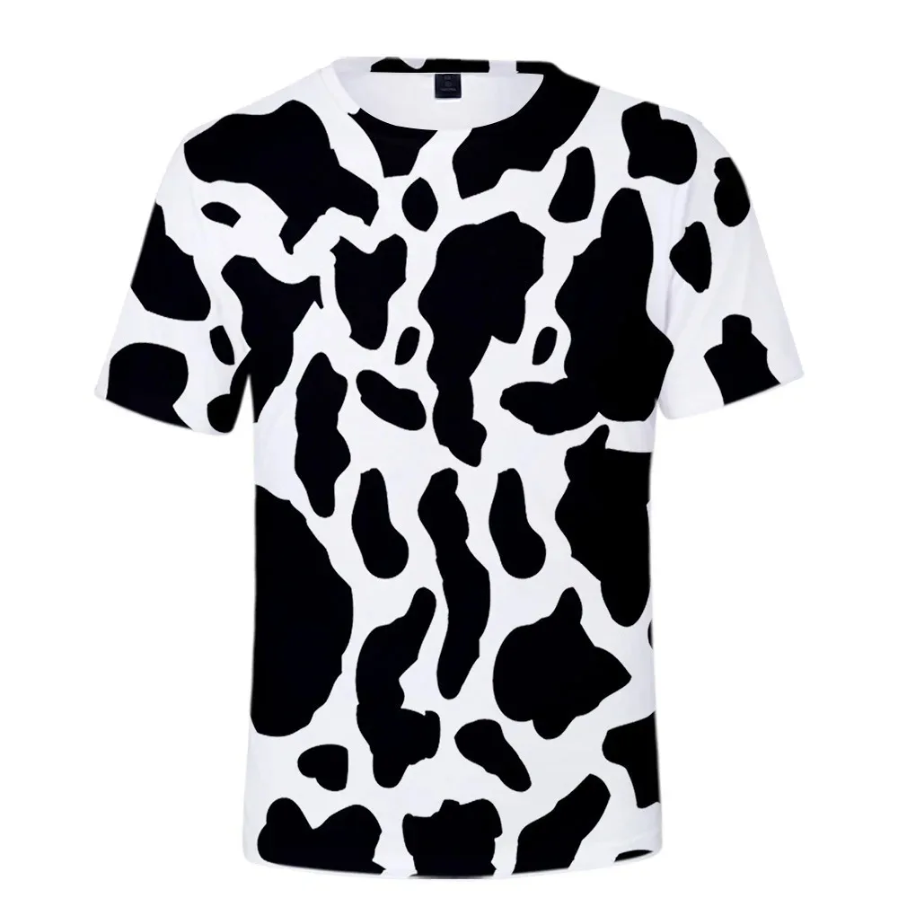 Funny Infant Dairy Cow Pattern T-shirt, Cartoon Infant T-shirt, Short Sleeve Casual T-shirt, Personality Tops, Summer
Funny Infant Dairy Cow Pattern T-shirt, Cartoon Infant T-shirt, Short Sleeve Casual T-shirt, Personality Tops, Summer
