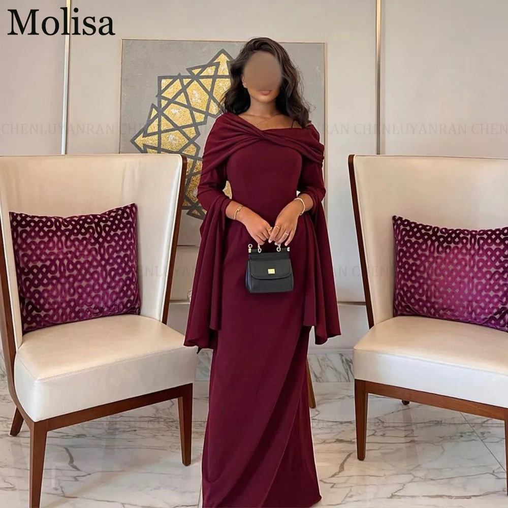 MOLISA Elegant Pleated Formal Occasion Dresses 2024 Mermaid Long Sleeves Floor-Length Party Prom Evening Gowns فساتين الحفلات
MOLISA Elegant Pleated Formal Occasion Dresses 2024 Mermaid Long Sleeves Floor-Length Party Prom Evening Gowns فساتين الحفلات