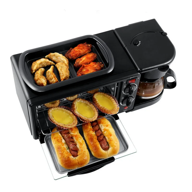 US standard 110V three-in-one breakfast machine coffee machine sandwich machine
US standard 110V three-in-one breakfast machine coffee machine sandwich machine