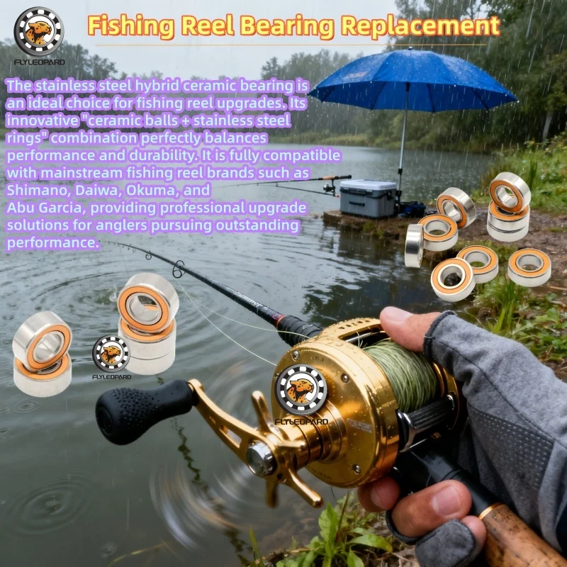 10pcs Fishing Reel Knob Bearings 4x7x2.5mm Stainless Steel Hybrid Ceramic Ball Bearing ABEC-7 3x8x4 3x10x4 5x10x4 5x11x4 mm
10pcs Fishing Reel Knob Bearings 4x7x2.5mm Stainless Steel Hybrid Ceramic Ball Bearing ABEC-7 3x8x4 3x10x4 5x10x4 5x11x4 mm