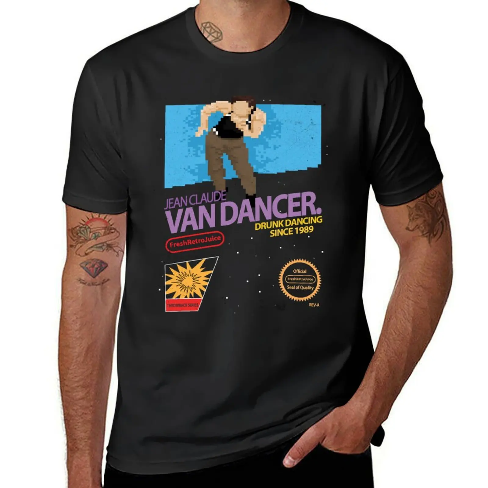 Jean Claude Van Dancer T-Shirt blacks plus size tops summer clothes plain Men's cotton t-shirt
Jean Claude Van Dancer T-Shirt blacks plus size tops summer clothes plain Men's cotton t-shirt