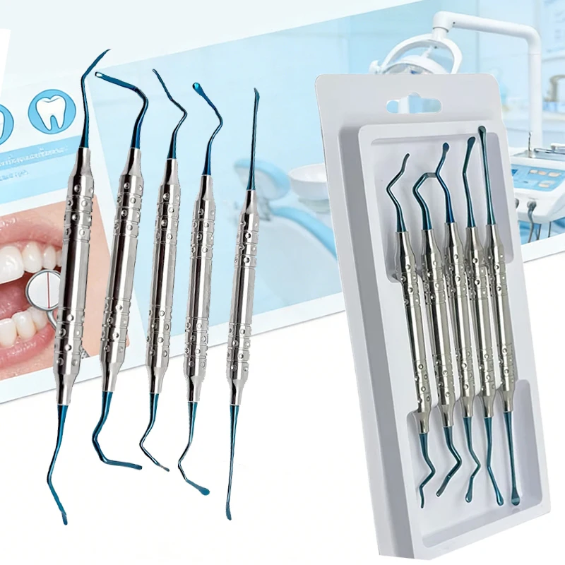 5Pcs Dental Periodontal Ligament Separator Bone Vista Tunneling Kit Titanium Implant Dental Instruments New
5Pcs Dental Periodontal Ligament Separator Bone Vista Tunneling Kit Titanium Implant Dental Instruments New
