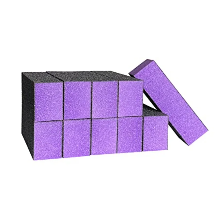 10 Pcs Nail Buffer Sanding Block Polisher Buffing File 100/180 Grit 3 Sides Nail Files Art Pedicure Manicure File Black Purple
10 Pcs Nail Buffer Sanding Block Polisher Buffing File 100/180 Grit 3 Sides Nail Files Art Pedicure Manicure File Black Purple