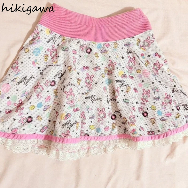 Mini Skirt for Women 2025 Faldas Mujer De Moda Patchwork Lace Cartoon Print Jupe Fashion Sweet Saia A-line Japanese Y2k Skirts
Mini Skirt for Women 2025 Faldas Mujer De Moda Patchwork Lace Cartoon Print Jupe Fashion Sweet Saia A-line Japanese Y2k Skirts