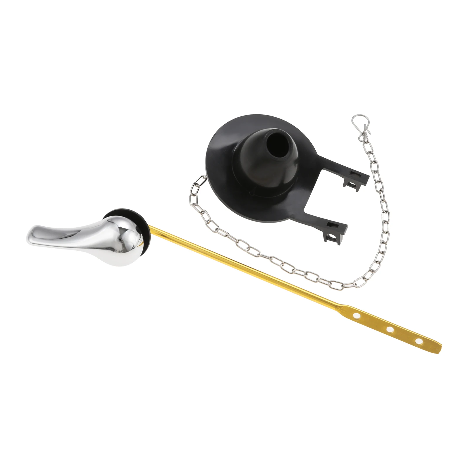 Universal Front Mount Toilet Tank Handle with 2 Inch Flapper and Chain Leakproof Seal Universal Fit Bathroom Toilet Repair Parts
Universal Front Mount Toilet Tank Handle with 2 Inch Flapper and Chain Leakproof Seal Universal Fit Bathroom Toilet Repair Parts