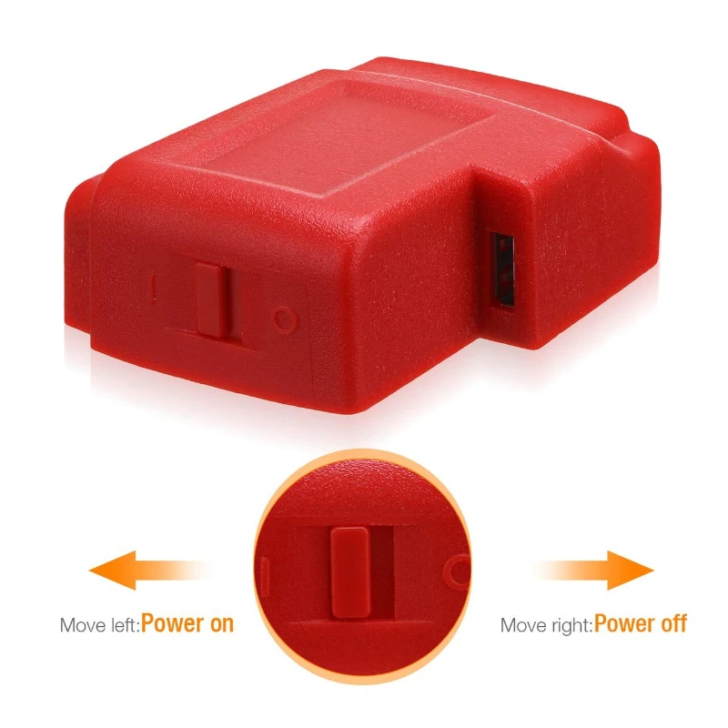 Compatible for Milwaukee 14.4–18V Lithium Batteries USB Charger Adapter Multi-function Power Adapter Converter Tool Accessories
Compatible for Milwaukee 14.4–18V Lithium Batteries USB Charger Adapter Multi-function Power Adapter Converter Tool Accessories