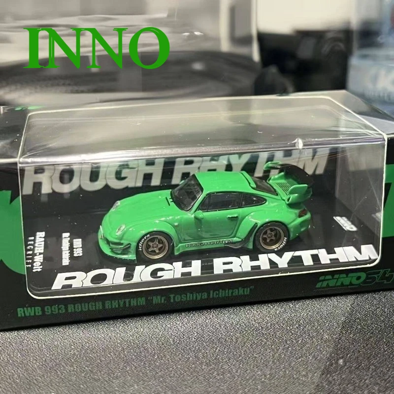 INNO 1/64 alloy 993 RWB ROUGHRHYTHM exhibition limited edition realistic car model for adult collection, gift for boys
INNO 1/64 alloy 993 RWB ROUGHRHYTHM exhibition limited edition realistic car model for adult collection, gift for boys