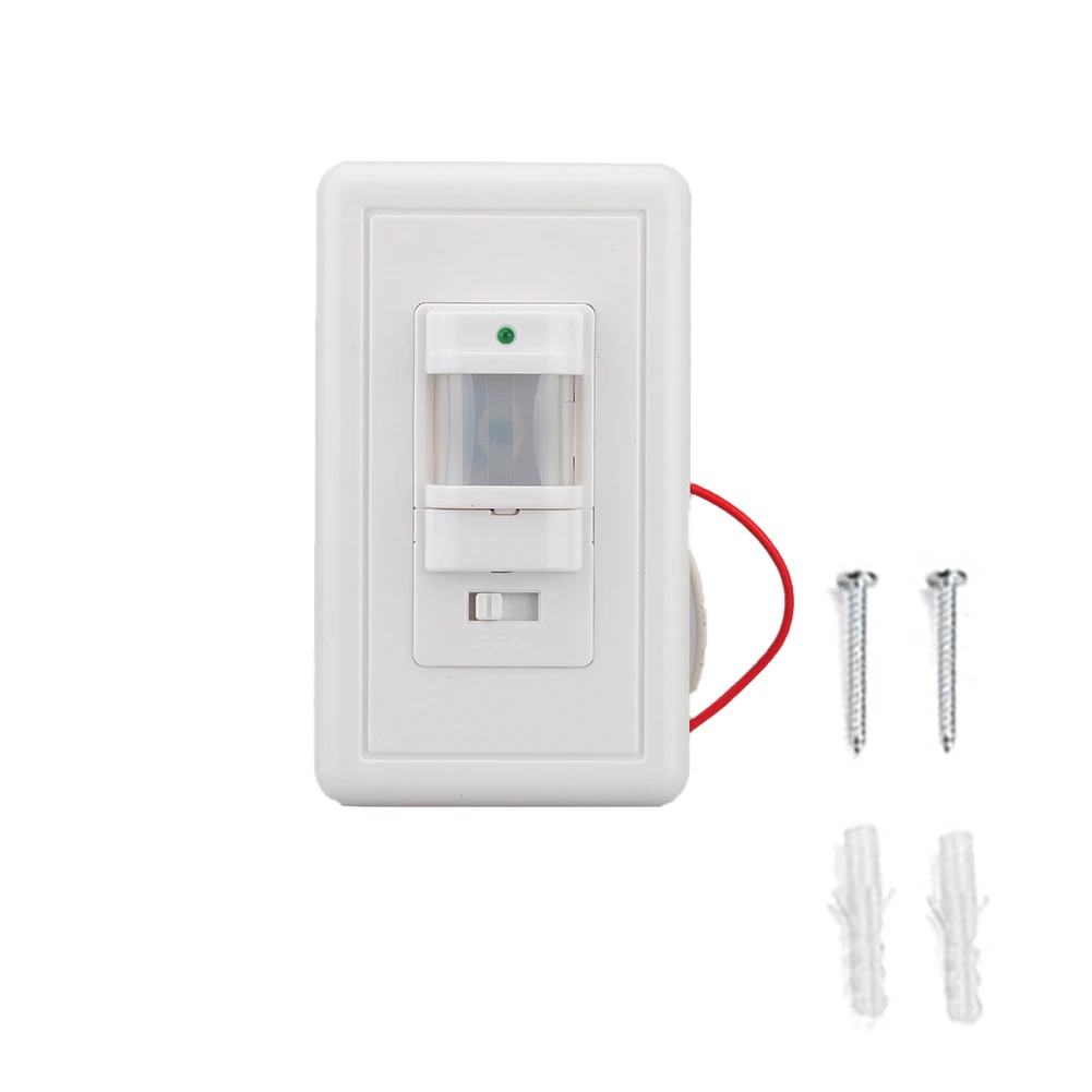 US PIR Wall Mounted Motion Sensor Switch for Automatic Infrared Light Activation Compatible with 110V to 240V AC Systems
US PIR Wall Mounted Motion Sensor Switch for Automatic Infrared Light Activation Compatible with 110V to 240V AC Systems