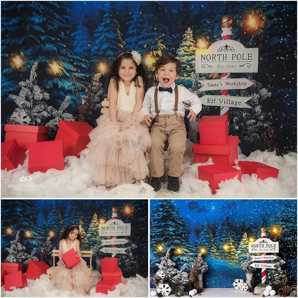 Winter Forest Christmas Backdrops for Photography Snow Night Pine Decorations Photocall Background Photo Studio Props
Winter Forest Christmas Backdrops for Photography Snow Night Pine Decorations Photocall Background Photo Studio Props