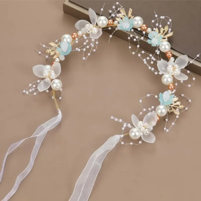 Flower Crown for Women with Pearl, Adjustable Floral Headpiece Handmade Hair Accessory Photo Pops Handband Floral Crown for Wedding Festival Party Birthday (Blue, Adjustable)
Flower Crown for Women with Pearl, Adjustable Floral Headpiece Handmade Hair Accessory Photo Pops Handband Floral Crown for Wedding Festival Party Birthday (Blue, Adjustable)