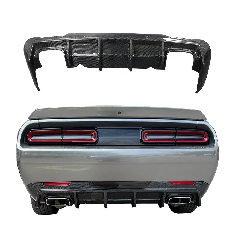 2015-2023 Challenger Carbon Fiber Rear Diffuser Rear Lip Splitter Body Kit with Exhaust Cut-Outs
2015-2023 Challenger Carbon Fiber Rear Diffuser Rear Lip Splitter Body Kit with Exhaust Cut-Outs