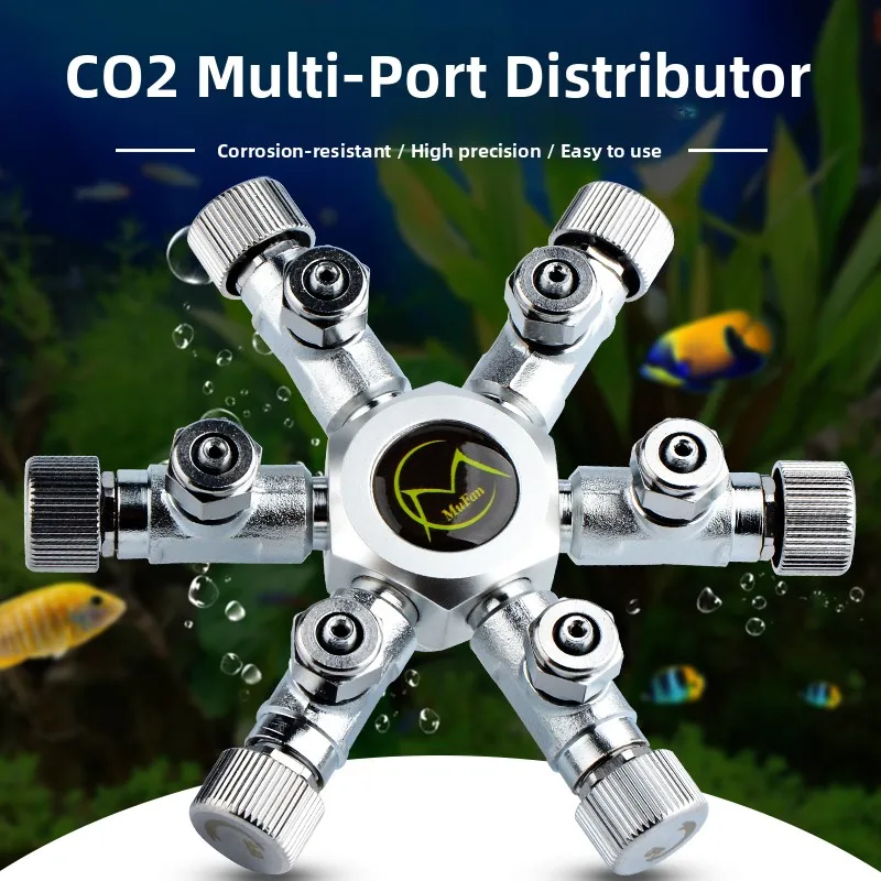 Многоходовой дивертер CO2 Mufan: 1 на 2, 1 на 6. Оборудование для аквариумов, товары для животных, аквариумное питание.
Многоходовой дивертер CO2 Mufan: 1 на 2, 1 на 6. Оборудование для аквариумов, товары для животных, аквариумное питание.