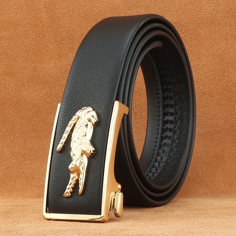 Designer belts men Crocodile Automatic Buckle high quality fashion full grain leather black young male cintos masculinos
Designer belts men Crocodile Automatic Buckle high quality fashion full grain leather black young male cintos masculinos