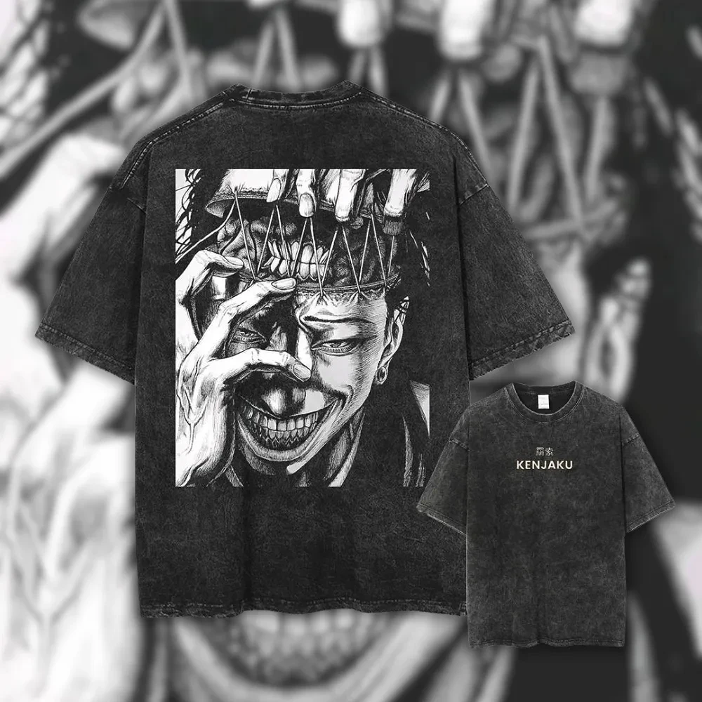 Футболка Kenjaku Jujutsu Kaisen мужская винтажная с эффектом кислотной стирки, с графическим принтом Brain Geto Suguru, аниме-стиль, уличная одежда, оверсайз, Harajuku, хлопковая
Футболка Kenjaku Jujutsu Kaisen мужская винтажная с эффектом кислотной стирки, с графическим принтом Brain Geto Suguru, аниме-стиль, уличная одежда, оверсайз, Harajuku, хлопковая