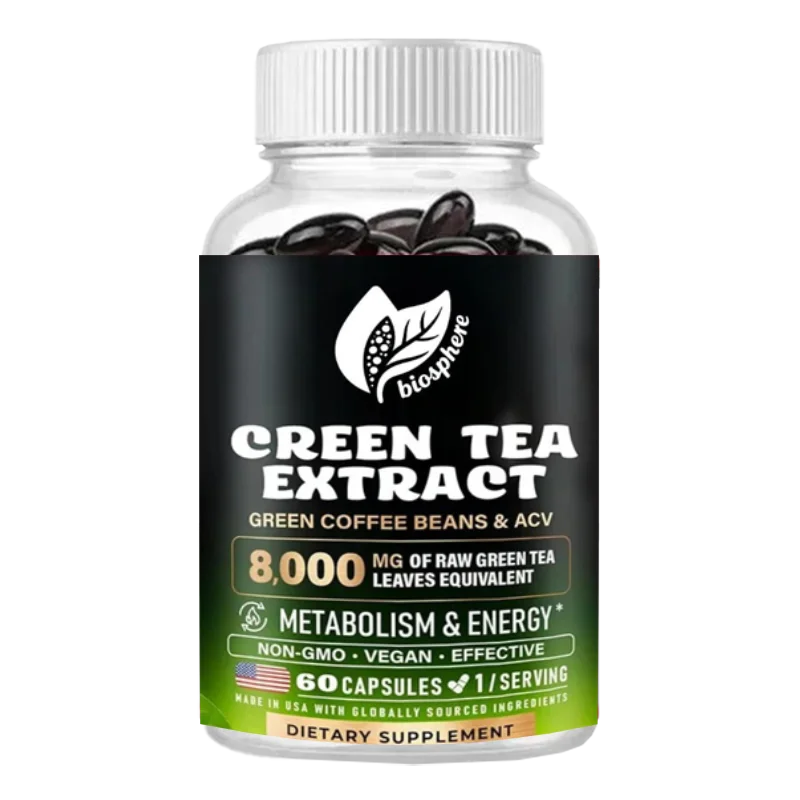 Contains Green Coffee Beans and Apple Cider Vinegar, Energy Support, Green Tea Supplement, 20:1 Natural Extract, 60 Capsules
Contains Green Coffee Beans and Apple Cider Vinegar, Energy Support, Green Tea Supplement, 20:1 Natural Extract, 60 Capsules