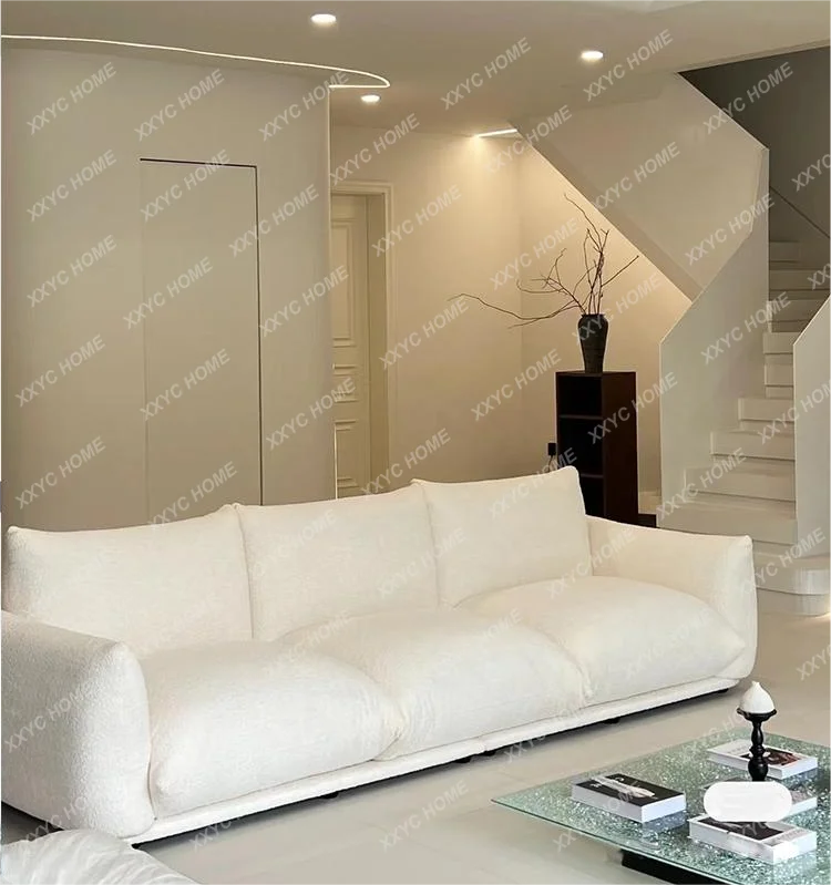 Bread Cream Style Sofa Small Apartment Lambswool Fabric Milky White Xiaohongshu Family Living Room Sofa
Bread Cream Style Sofa Small Apartment Lambswool Fabric Milky White Xiaohongshu Family Living Room Sofa