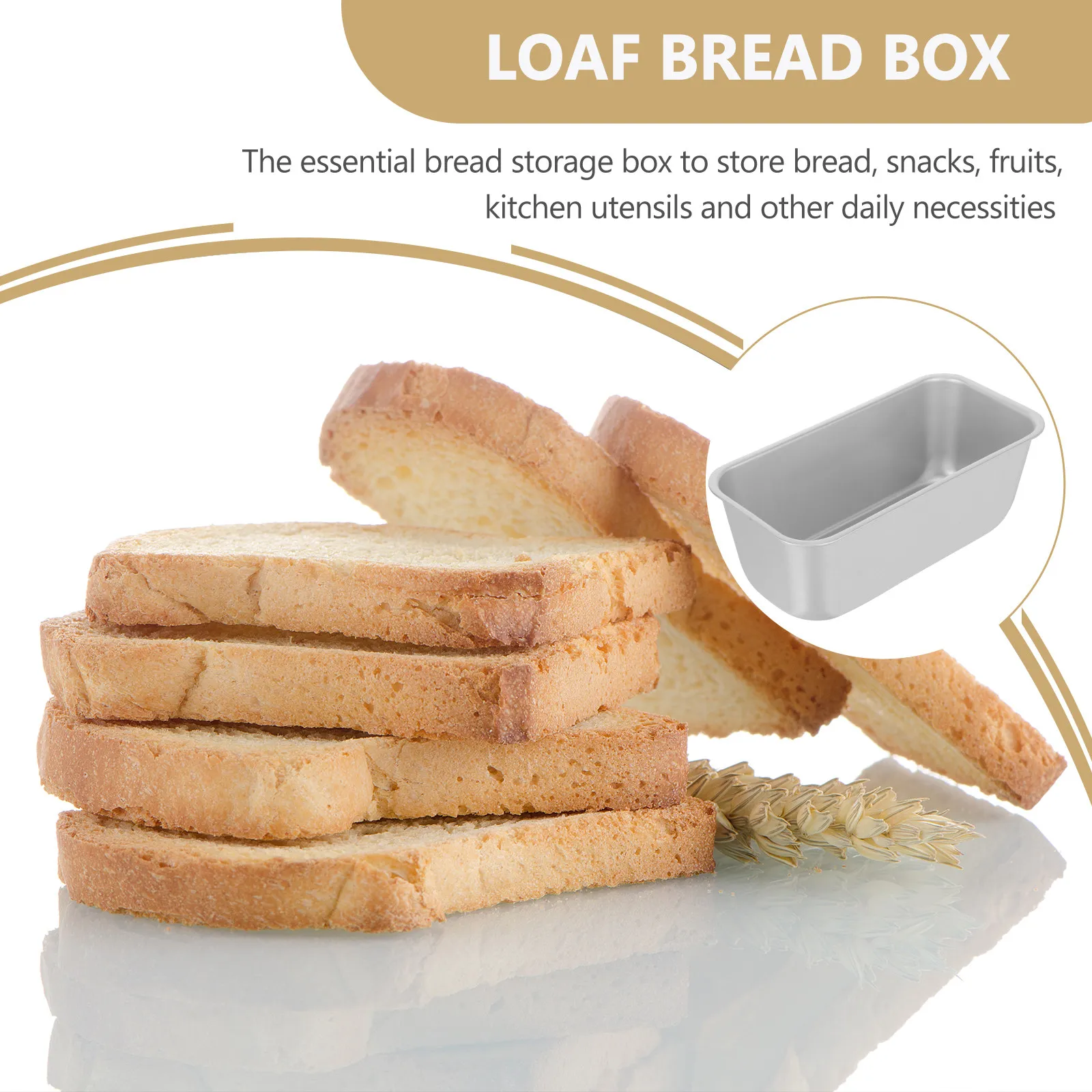 2Pcs Rectangular Bread Mold Nonstick Baking Pan Cake Mold Kitchen Bakeware Suitable for Oven Family Dinner Festival
2Pcs Rectangular Bread Mold Nonstick Baking Pan Cake Mold Kitchen Bakeware Suitable for Oven Family Dinner Festival