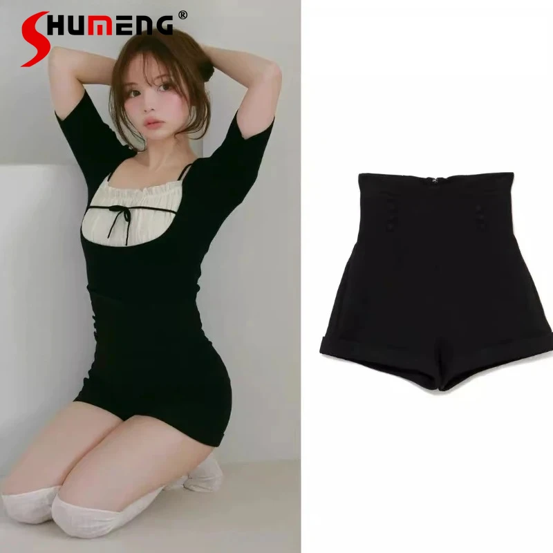 Sexy Hot Girls Club Black Shorts Summer Japanese Sweet High Waist Skinny Fashion Versatile Short Ladies Daily Casual T-shirt Top
Sexy Hot Girls Club Black Shorts Summer Japanese Sweet High Waist Skinny Fashion Versatile Short Ladies Daily Casual T-shirt Top