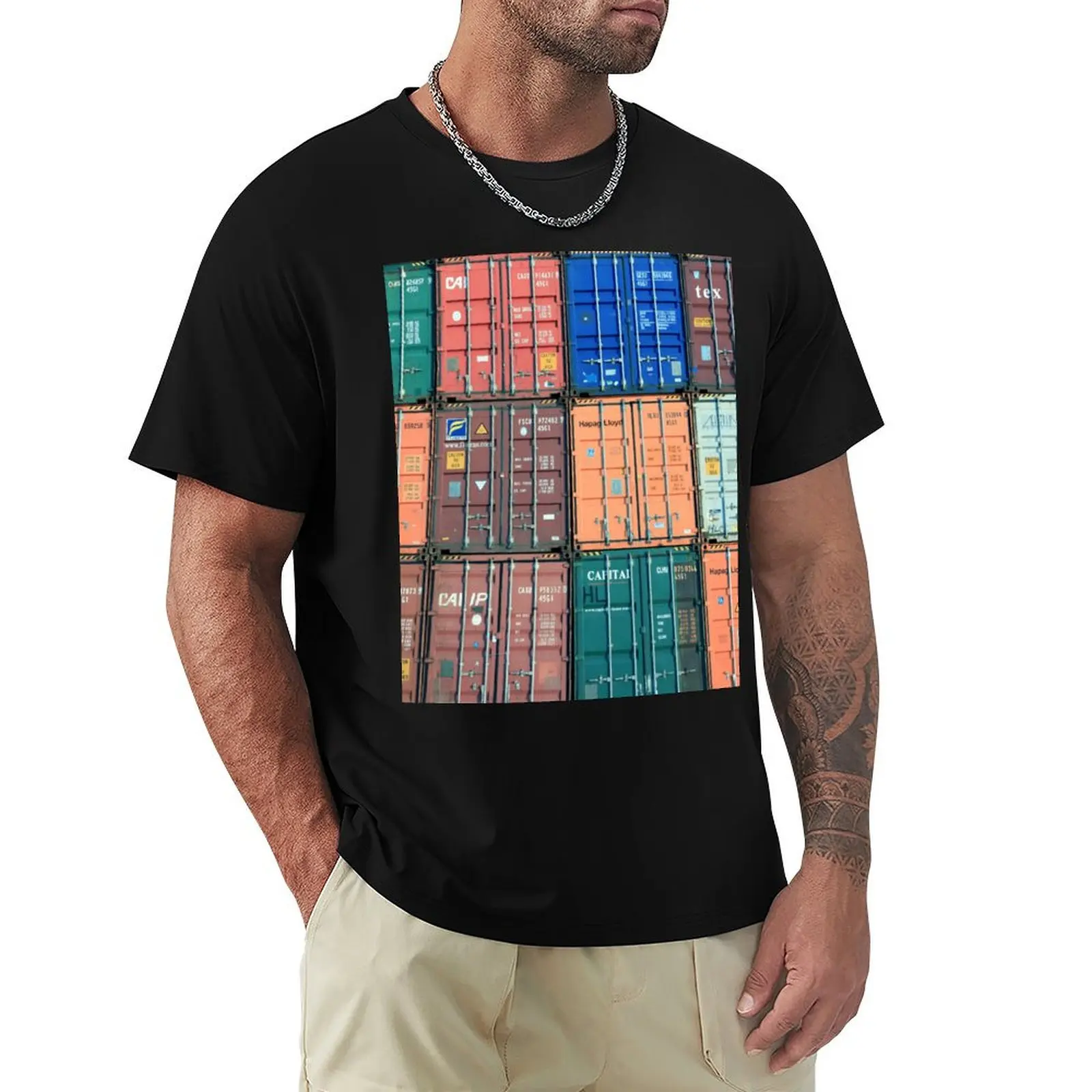 For the Love of Shipping Containers T-Shirt Big Size Short Sleeve Tee for Men
For the Love of Shipping Containers T-Shirt Big Size Short Sleeve Tee for Men