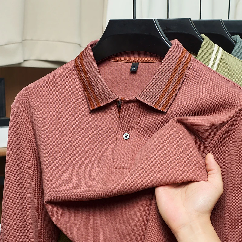 Новый сезон, мужская рубашка поло из 100% хлопка, летняя однотонная футболка с короткими рукавами и лацканами, удобная модная повседневная трендовая футболка, мужская одежда
Новый сезон, мужская рубашка поло из 100% хлопка, летняя однотонная футболка с короткими рукавами и лацканами, удобная модная повседневная трендовая футболка, мужская одежда