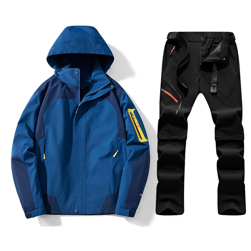 Men Spring Spring Hiking Camping Thin Coat Fishing Sport Suit Male Jackets + Quick Dry Outdoor Climbing Trousers Set
Men Spring Spring Hiking Camping Thin Coat Fishing Sport Suit Male Jackets + Quick Dry Outdoor Climbing Trousers Set