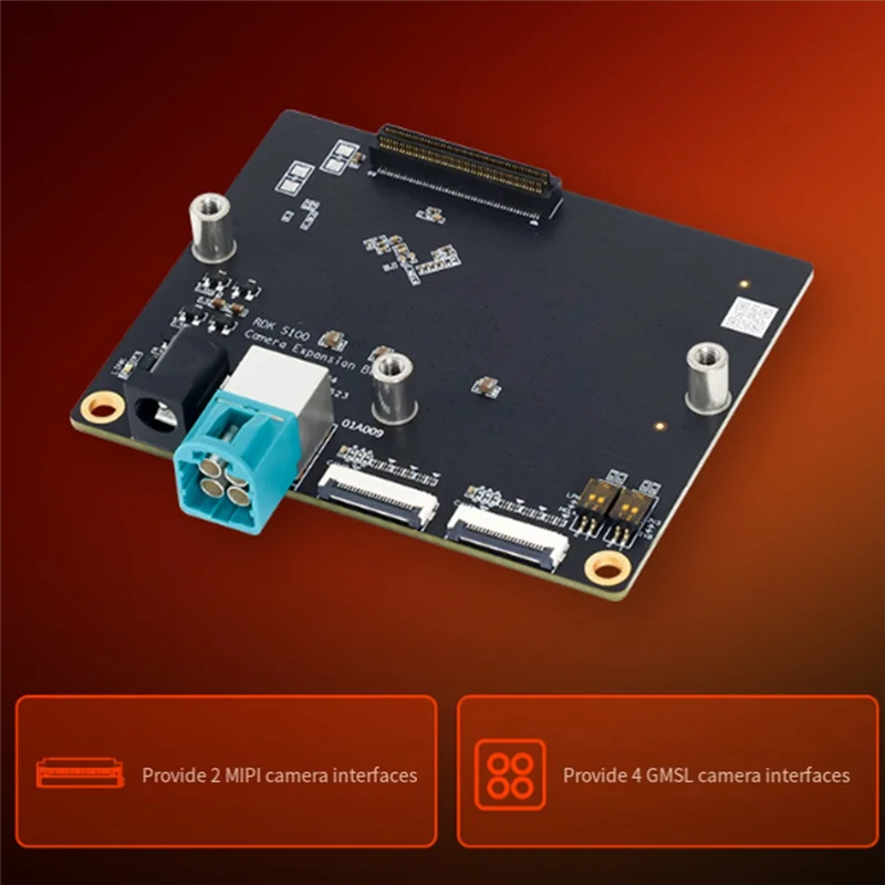 M16K-RDK S100 CSI Expansion Board For Access MIPI/GMSL Camera Development Facilitates Camera Interface Integration
M16K-RDK S100 CSI Expansion Board For Access MIPI/GMSL Camera Development Facilitates Camera Interface Integration