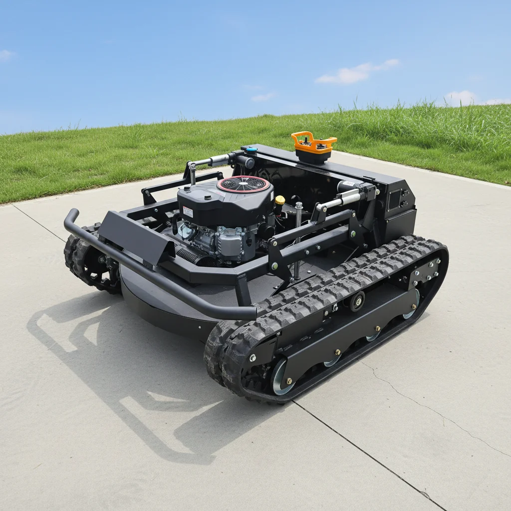 Customize Remote Controlled Crawler Grass Mower All Terrain For Farm And Orchard
Customize Remote Controlled Crawler Grass Mower All Terrain For Farm And Orchard