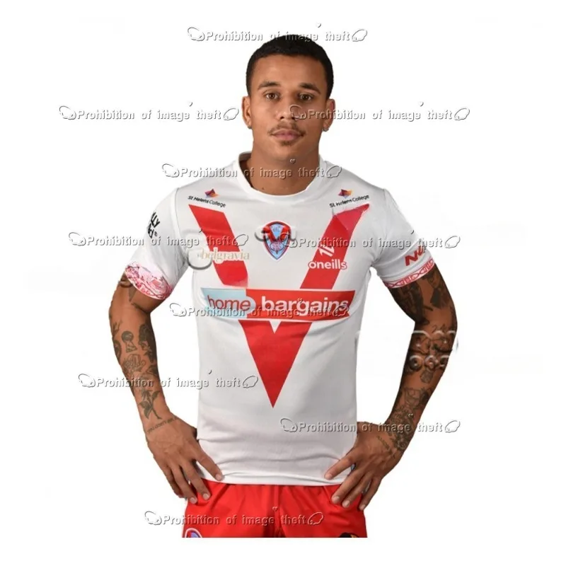 Rugby 2025 Men's and Women's New St Helens Sportswear England Fashion Short Sleeved Loose Breathable Quick Drying T-Shirt
Rugby 2025 Men's and Women's New St Helens Sportswear England Fashion Short Sleeved Loose Breathable Quick Drying T-Shirt