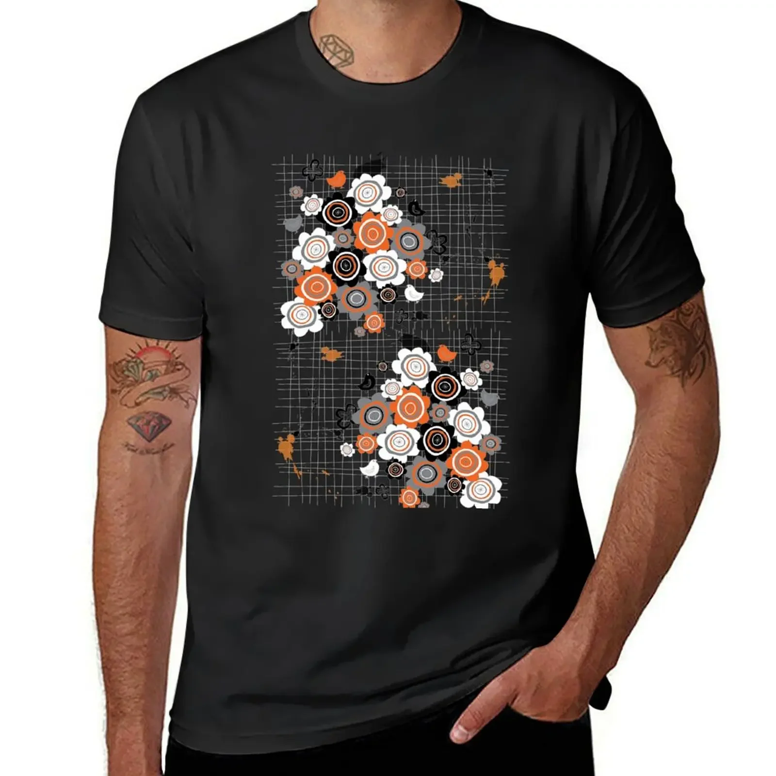 Grunge Orange Flowers And Chicks Scrapbook Doodles fatfatin T-Shirt heavyweights summer tops t shirt men 100℅ cotton
Grunge Orange Flowers And Chicks Scrapbook Doodles fatfatin T-Shirt heavyweights summer tops t shirt men 100℅ cotton