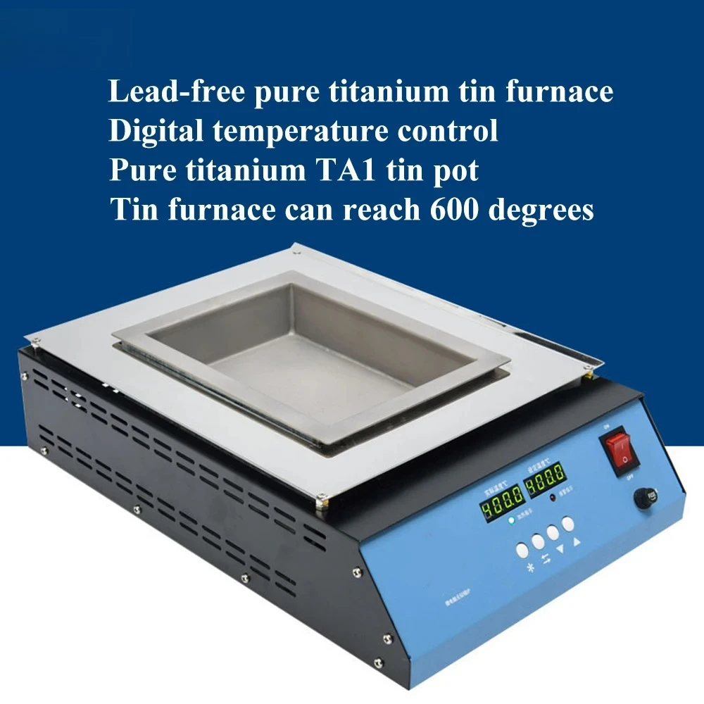 Solder Furnace Square Dipping Tin Digital Display Small, High Power Adjustable Temperature Desktop Hot Pot Tin Melting Furnace D
Solder Furnace Square Dipping Tin Digital Display Small, High Power Adjustable Temperature Desktop Hot Pot Tin Melting Furnace D