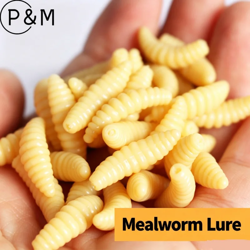 10 pcs Soft Worm Lure 5 Colors, Imitation Mealworm Maggot Bait For Hand Rod Fishing
10 pcs Soft Worm Lure 5 Colors, Imitation Mealworm Maggot Bait For Hand Rod Fishing