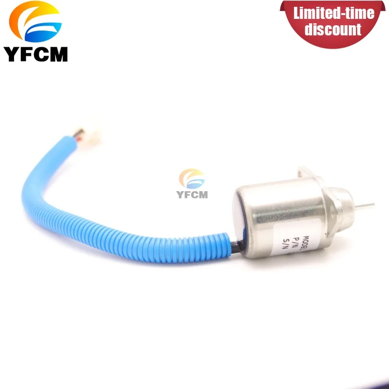 Excavator Parts for Yanmar Engine 4TNV94/98 for Doosan 60 Hyundai 60 Flameout Solenoid Valve Switch
Excavator Parts for Yanmar Engine 4TNV94/98 for Doosan 60 Hyundai 60 Flameout Solenoid Valve Switch