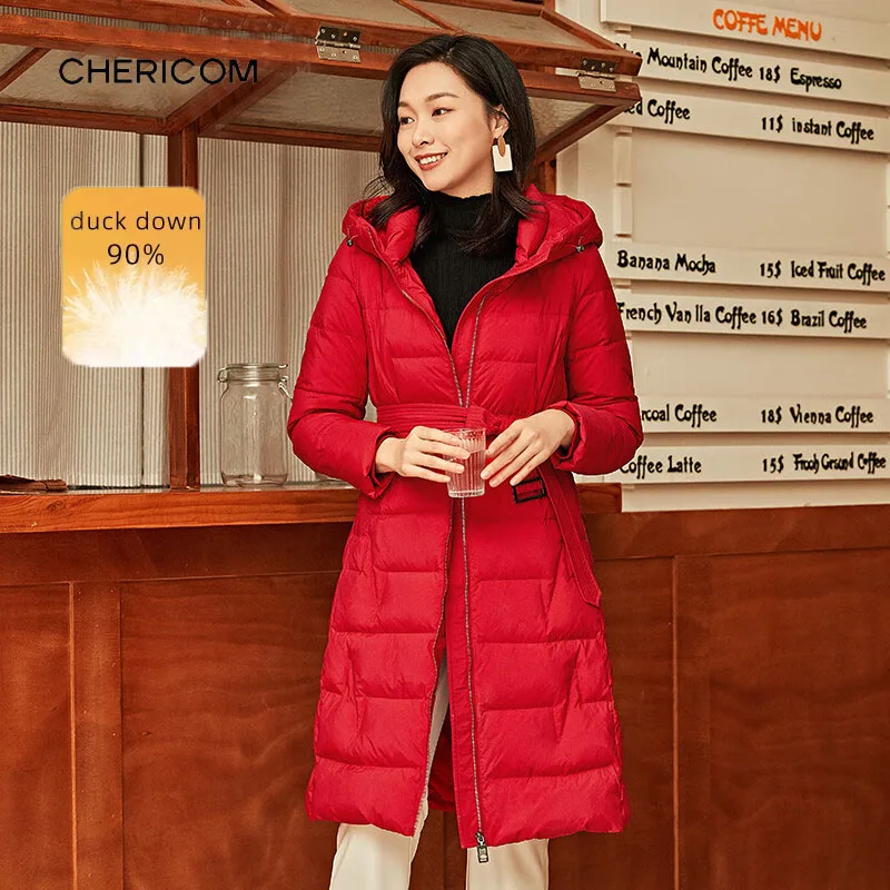 Chericom женский зимний пуховик с длинным капюшоном, теплая ветрозащитная куртка-пуховик 2025, облегающее стеганое пальто с поясом средней длины Y269095Y
Chericom женский зимний пуховик с длинным капюшоном, теплая ветрозащитная куртка-пуховик 2025, облегающее стеганое пальто с поясом средней длины Y269095Y