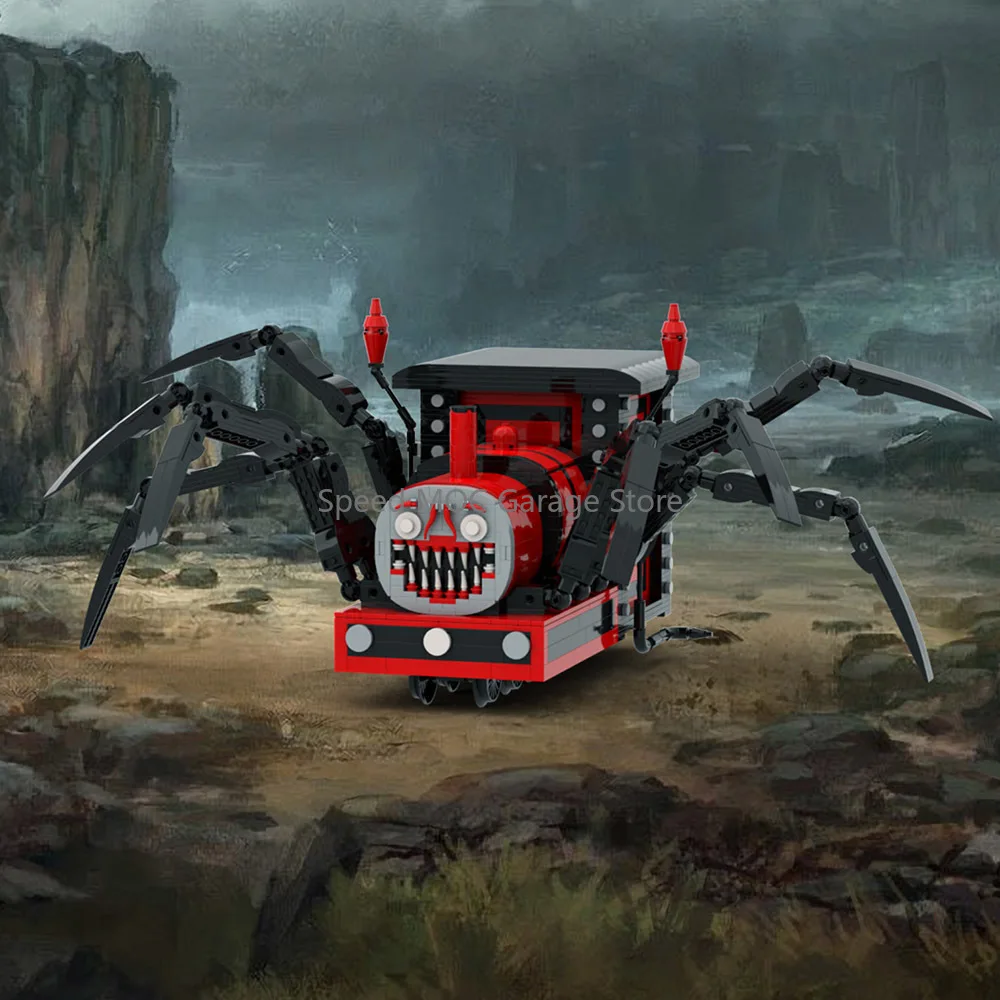 Horror Spider Train MOC Building Blocks, Multi-Armed Creepy Locomotive Bricks, DIY Desktop Collectible Display Gift
Horror Spider Train MOC Building Blocks, Multi-Armed Creepy Locomotive Bricks, DIY Desktop Collectible Display Gift