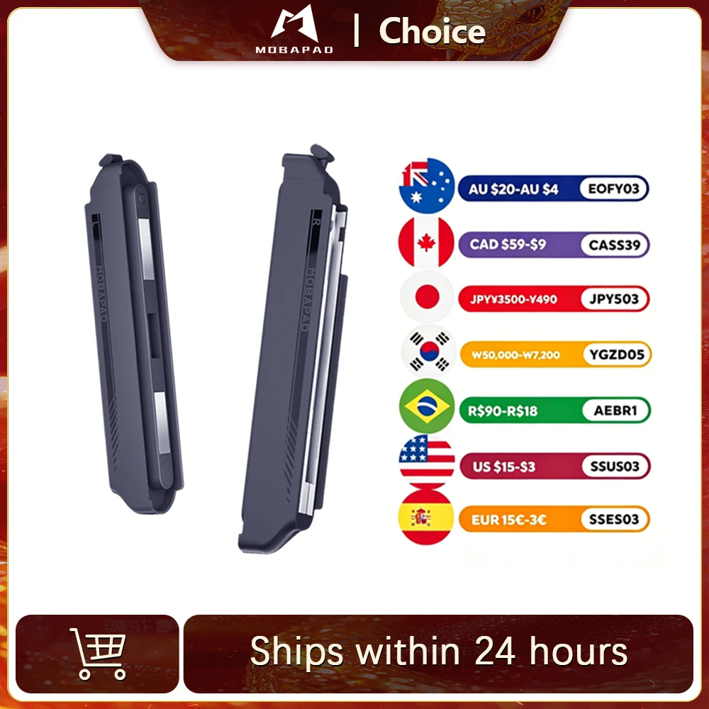 MOBAPAD C70/C70 Pro Strong Magnetic Adapter for Nintendo Switch 1 JoyCon for M6 S/HD Gamepad S1 S/HD Controller on Switch 2
MOBAPAD C70/C70 Pro Strong Magnetic Adapter for Nintendo Switch 1 JoyCon for M6 S/HD Gamepad S1 S/HD Controller on Switch 2