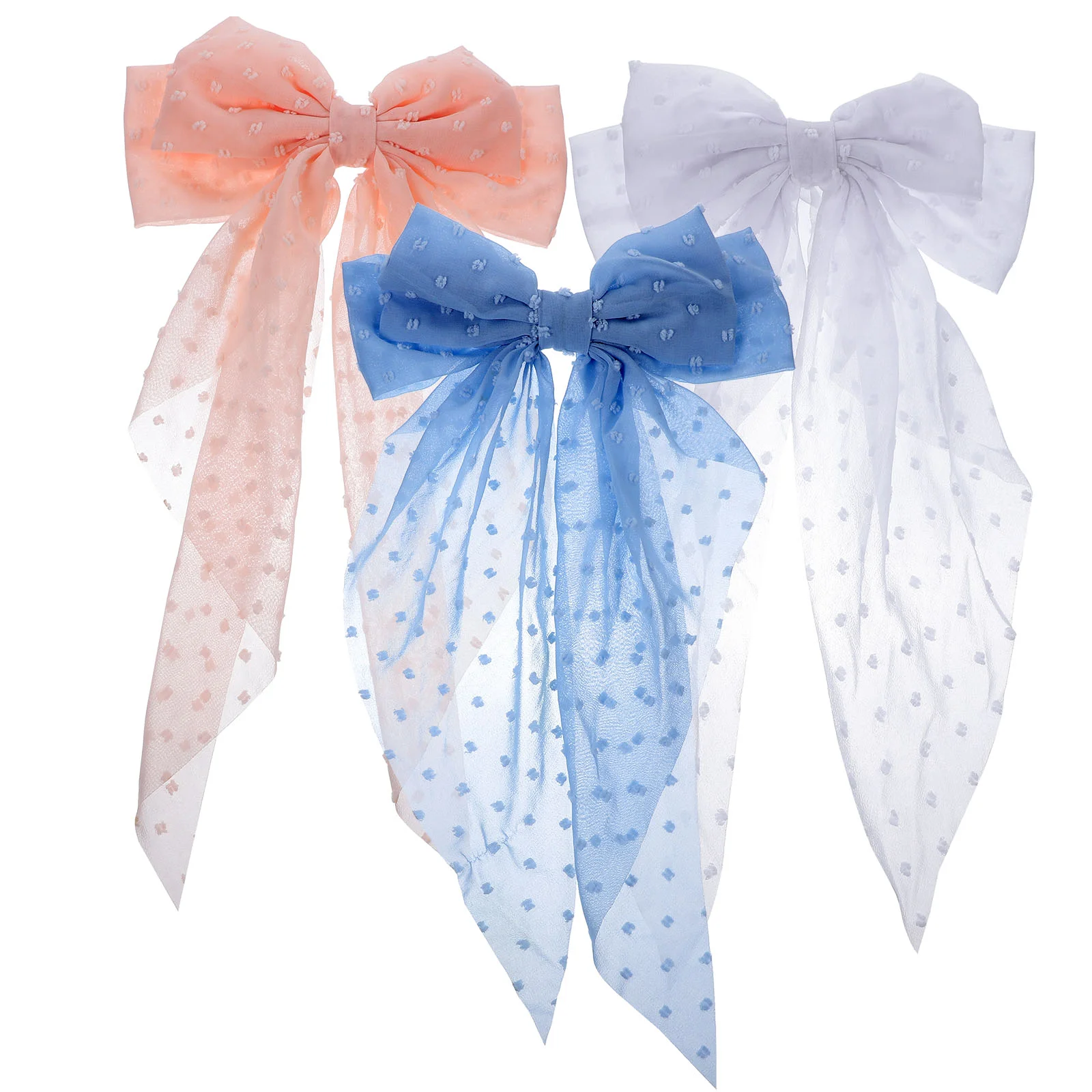 3 Pcs Bow Hairpin Clips Barrettes for Girls Ribbons Women Bows Accessories Tie Ponytail
3 Pcs Bow Hairpin Clips Barrettes for Girls Ribbons Women Bows Accessories Tie Ponytail