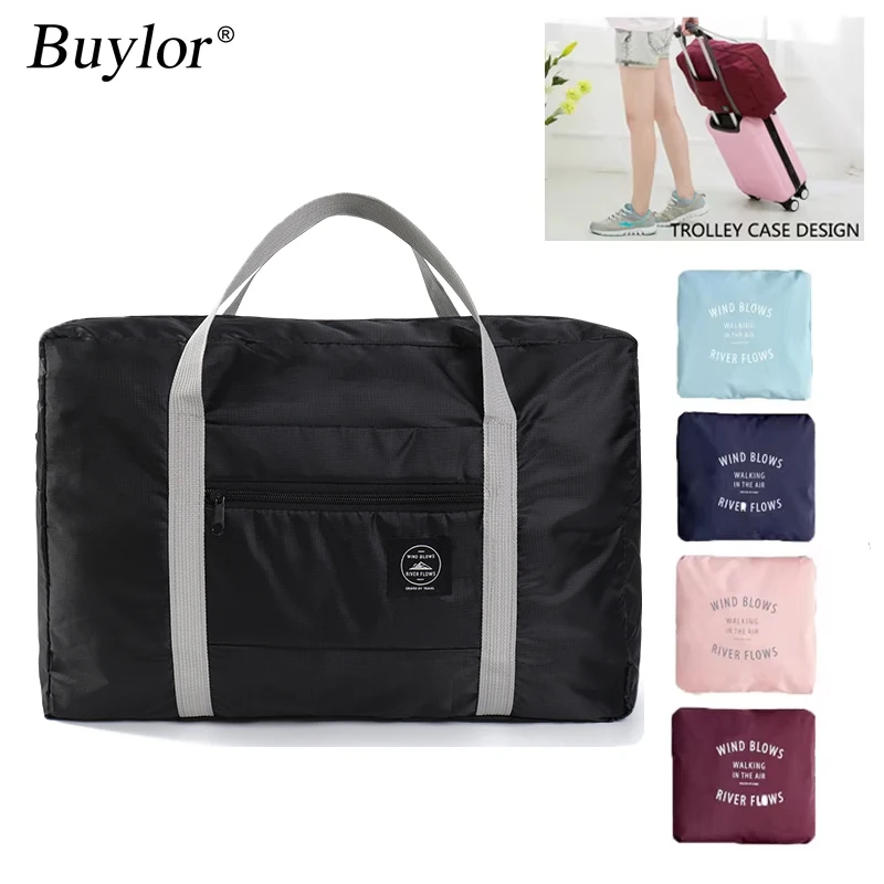 Buylor Foldable Travel Duffel Bag for Women & Men Lightweight Large Capacity Sports Weekend Trip Overnight Airlines Carry On Bag
Buylor Foldable Travel Duffel Bag for Women & Men Lightweight Large Capacity Sports Weekend Trip Overnight Airlines Carry On Bag