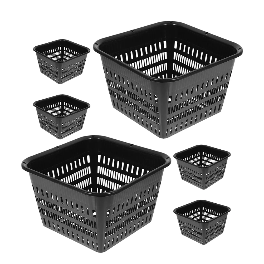 6 Pcs Hydroponic Growing Basket Plastic Orchid Pots with Holes Net Cup Plant Flower Aquatic Planting
6 Pcs Hydroponic Growing Basket Plastic Orchid Pots with Holes Net Cup Plant Flower Aquatic Planting