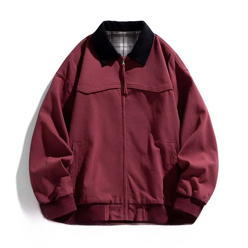 Новинка весенней коллекции: Мужская повседневная куртка свободного кроя с длинными рукавами, воротником и цветовыми блоками, из хлопка, в модном стиле.
Новинка весенней коллекции: Мужская повседневная куртка свободного кроя с длинными рукавами, воротником и цветовыми блоками, из хлопка, в модном стиле.