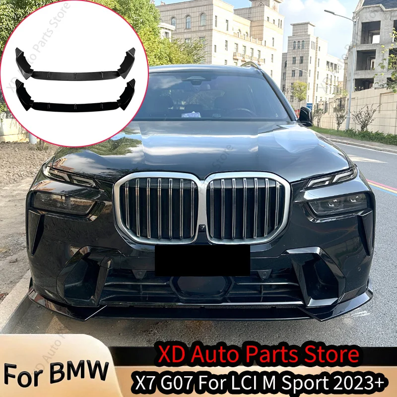 Car Front Bumper Splitter For BMW X7 G07 LCI M Sport 2023+ Lower Lip Guard Protector Blade Spoiler Auto Exterior Accessories
Car Front Bumper Splitter For BMW X7 G07 LCI M Sport 2023+ Lower Lip Guard Protector Blade Spoiler Auto Exterior Accessories