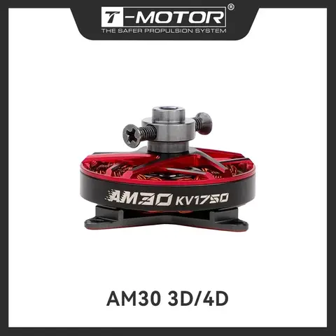 T-MOTOR Brushless Motor AM30 3D/4D 2-3S KV1450 KV1750 for Indoor 80-180g 3D 4D EPP Plane Fixed Wing Drone DIY PARTS