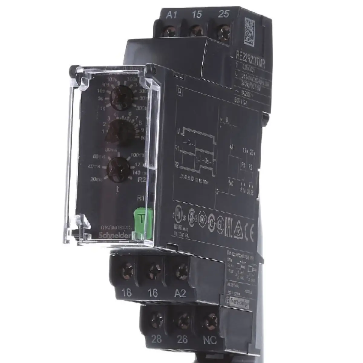 RE7YA12BU new model RE22R2QTMR Modular timing relay, 8 A, 0.05 s…300 h, 2 CO, star delta, 24...240 V AC/DC
RE7YA12BU new model RE22R2QTMR Modular timing relay, 8 A, 0.05 s…300 h, 2 CO, star delta, 24...240 V AC/DC