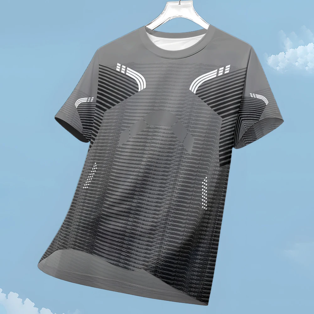 Fashion 3D Gradient Print Men's T Shirt Outdoor Run Fitness Sports Short Sleeve Tops Summer Casual Breathable Clothing Male Top
Fashion 3D Gradient Print Men's T Shirt Outdoor Run Fitness Sports Short Sleeve Tops Summer Casual Breathable Clothing Male Top