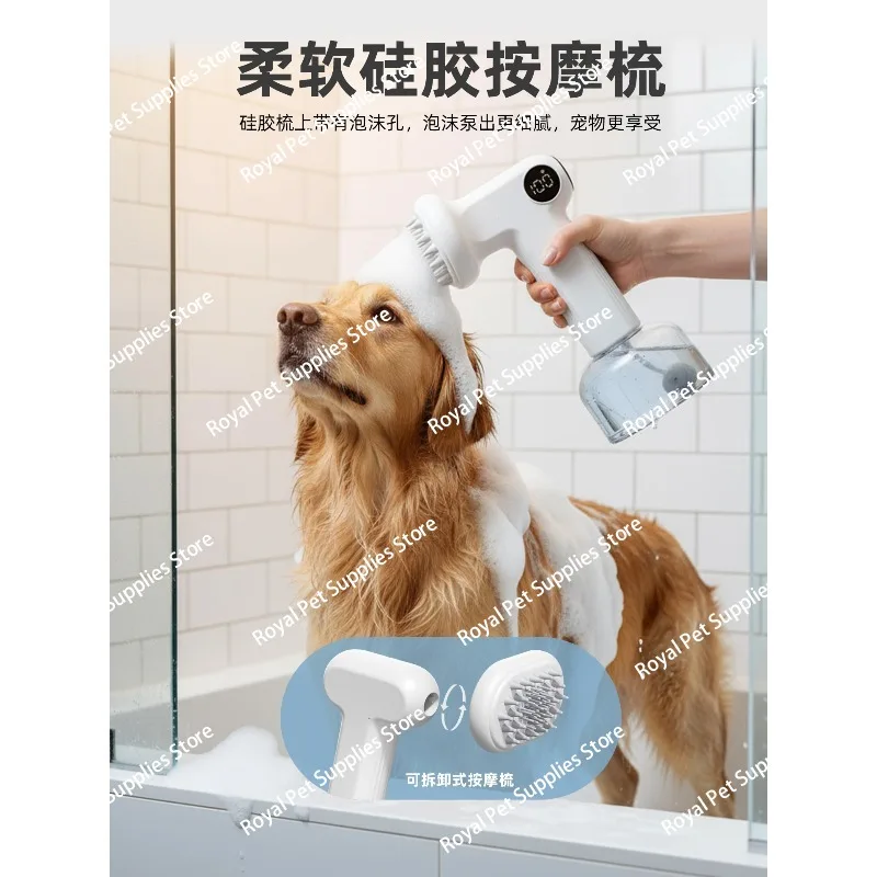 Pet shower gel Electric foaming machine Bubble machine Bath foaming Body wash Dog cat foaming Tool
Pet shower gel Electric foaming machine Bubble machine Bath foaming Body wash Dog cat foaming Tool