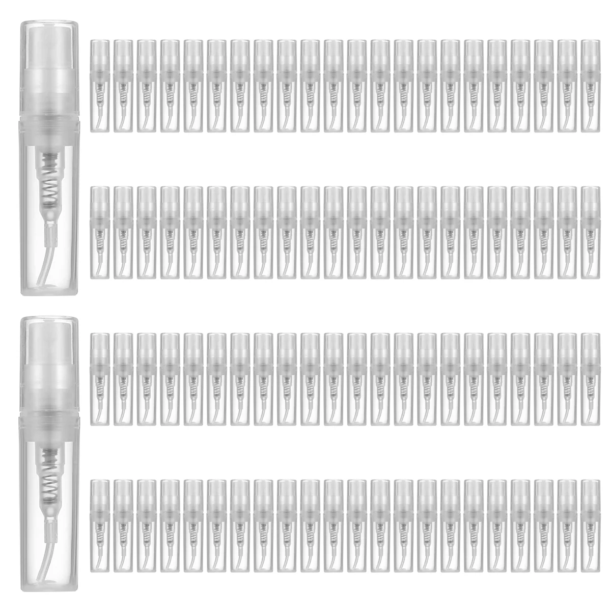 M08K Mini Transparent 2 ML Spray Plastic Bottle Spray Perfume Empty Sample Bottle Suitable for Travel Party 90Pcs
M08K Mini Transparent 2 ML Spray Plastic Bottle Spray Perfume Empty Sample Bottle Suitable for Travel Party 90Pcs